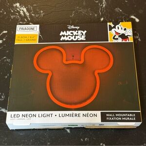 Disney Mickey Mouse Red LED Neon Sign
